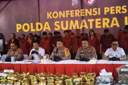 Polda Sumut gagalkan  286 kilogram sabu-sabu dari Langkat