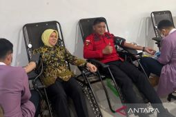 Kejari Cianjur gelar donor darah dalam rangka Hari Lahir Kejaksaan RI