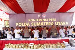 Polres Langkat amanakan satu kilogram narkotika sabu-sabu