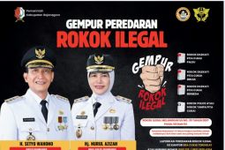 Pemkab Bojonegoro ajak masyarakat perkuat 'Gempur Peredaran Rokok Ilegal'