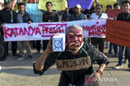 Aksi solidaritas anti kekerasan terhadap jurnalis di Banten