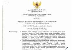 Safaruddin wajibkan warung kopi di Abdya buat pengajian rutin
