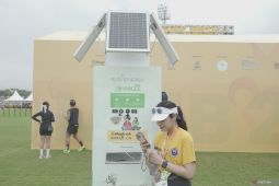 Teknologi isi ulang tenaga surya ramaikan Maybank Marathon 2025