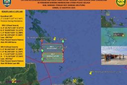 Lanjutkan pencarian 6 ABK KM Osela, tim SAR fokus pencarian di atas utara Pulau Bangka