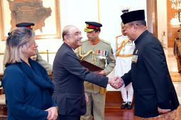 Dubes RI serahkan surat kepercayaan ke Presiden Pakistan Asif Ali Zardari