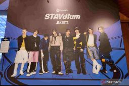 Penggemar rayakan album 'Karma' Stray Kids dalam instalasi STAYdium Jakarta