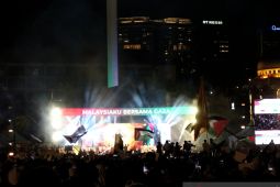Ribuan warga  Malaysia berdoa bersama untuk Gaza di Lapangan Dataran Merdeka