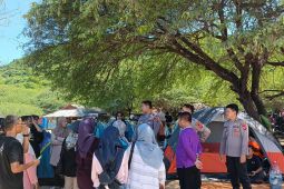 Polisi Gorontalo patroli dan sosialisasi kamtibmas di tempat wisata