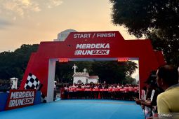 Rangkaian HUT RI, Mensesneg lepas ribuan pelari Merdeka Run 8.0 K