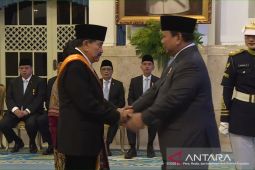 Presiden Prabowo anugerahi A.M. Hendropriyono Bintang Republik Indonesia Utama