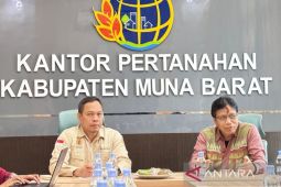 BPN Muna Barat terima kunjungan Kabid Penetapan Hak dan Pendaftaran Tanah Kanwil BPN Sultra