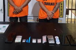 Satuan Narkoba Polres Simalungun ungkap peredaran gelap sabu di Tanah Jawa