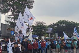 SPN Banten tuntut hapus outsourcing dan tolak upah murah