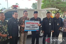 Bank Sumsel Babel serahkan mobil jenazah ke Pemprov Bangka Belitung
