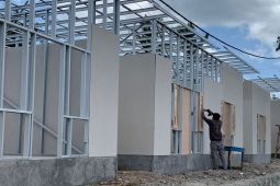 Sebanyak 27 unit huntara nelayan dibangun di Mataram