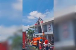 Kantor DPMPTSP Kalteng terbakar