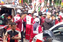 PMI Cianjur menyiagakan posko kesehatan kawal aksi unjuk rasa