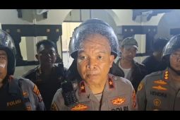 Polda Banten amankan sejumlah pelajar saat demonstrasi di Ciceri