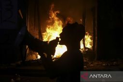 Aksi unjuk rasa di Kota Serang