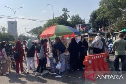 Pascakericuhan demo, CFD Kota Serang berjalan normal