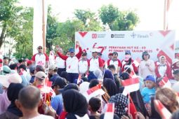 Belasan ribu warga Pangkalpinang ikuti Jalan Sehat Timah