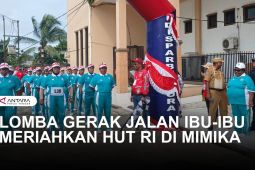 Pemkab Mimika meriahkan HUT RI dengan lomba gerak jalan