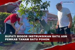 Bupati Bogor instruksikan satu ASN Pemkab tanam satu pohon