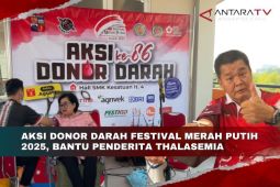 Aksi Donor Darah Festival Merah Putih 2025, bantu penderita thalasemia