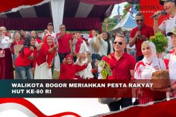 Wali Kota Bogor meriahkan pesta rakyat HUT ke-80 RI