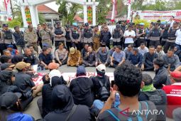 Sampaikan tujuh tuntutan, demonstrasi di Sampit berlangsung damai