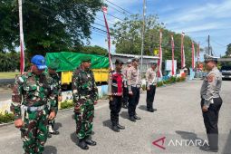 Tim gabungan di Bangka Barat patroli bersama jaga situasi kondusif