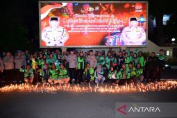 Polda Jambi gelar doa bersama aksi damai 1.000 lilin