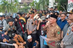 Gubernur Kalbar terima aspirasi demo mahasiswa