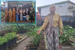 Ketua PKK Tanjungbalai apresiasi tanaman hortikultura KTSB Selat Lancang