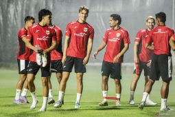Latihan Timnas Indonesia di Surabaya