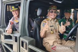 Patroli bersama Forkopimda Kalteng jaga kamtibmas tetap kondusif