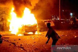 10 terduga pelaku diamankan pascakerusuhan demostrasi di Makassar