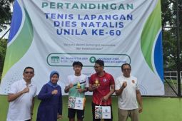 Dies Natalis ke-60, Unila gelar pertandingan tenis lapangan