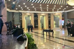 Pemain naturalisasi Miliano Jonathans ikut pengambilan sumpah WNI