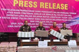 Jaksa terima uang pengganti Rp105,8 miliar dan USD 2,93 juta dari terpidana Adelin Lis