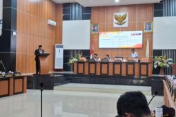 DPRD Palu sampaikan laporan Pansus II Raperda penyelenggaraan jaringan utilitas terpadu
