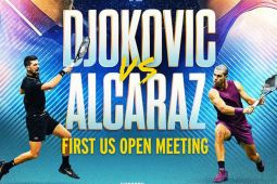 Alcaraz vs Djokovic di semifinal US Open