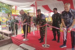 Latihan gabungan Super Garuda Shield 2025 renovasi SDN 2 Peracak OKU Timur Sumsel