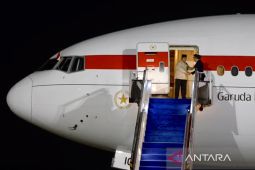 Presiden Prabowo tiba di tanah air setelah rampung lawatan di Beijing