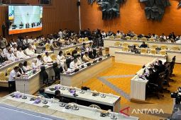 Seluruh Jakarta diprakirakan diguyur hujan pada Jumat sore