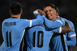 Uruguay bekuk Peru 3-0 dan lolos Piala Dunia 2026