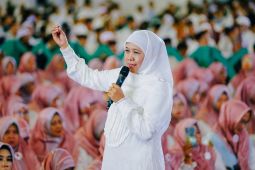 Gubernur Khofifah ajak jadikan Maulid Nabi momentum teguhkan kerukunan