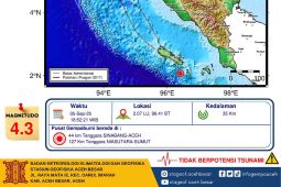 Pulau Simeulue diguncang gempa