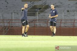 Pelatih Timnas U-23 intruksikan pemain berpikir soal permainan sebelum laga lawan Makau