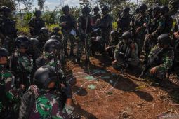 Latihan pertempuran Korps Marinir di Malang